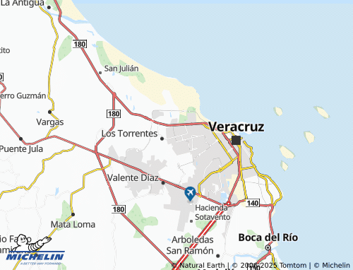 MICHELIN Lomas de Río Medio map - ViaMichelin