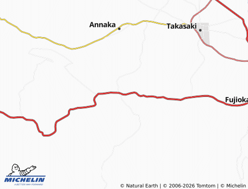 MICHELIN Tomioko map - ViaMichelin