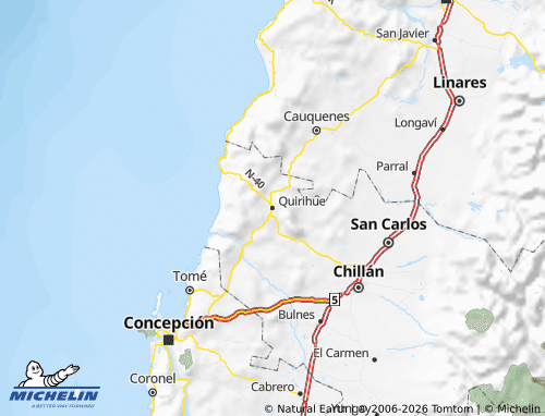 Carte MICHELIN Itata - ViaMichelin