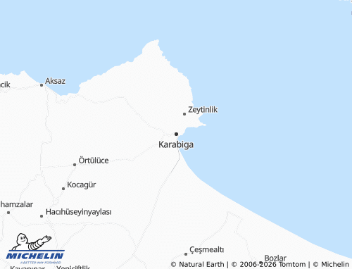 MICHELIN Karabiga map - ViaMichelin