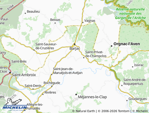 Mapa MICHELIN Russargues - ViaMichelin