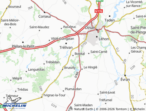 Mapa MICHELIN Bobital - ViaMichelin