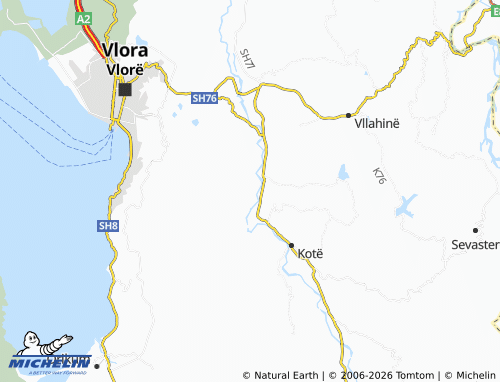 Carte MICHELIN Vodicë - ViaMichelin