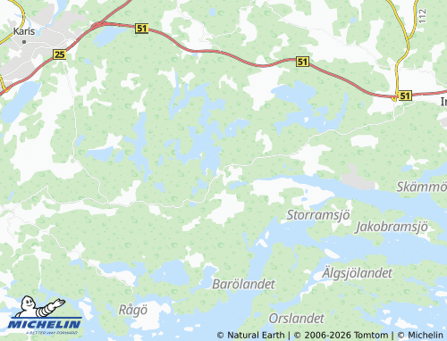 MICHELIN-Landkarte Fagervik - ViaMichelin