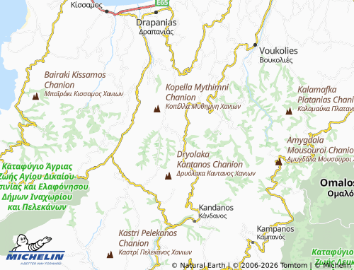MICHELIN Sellia map - ViaMichelin