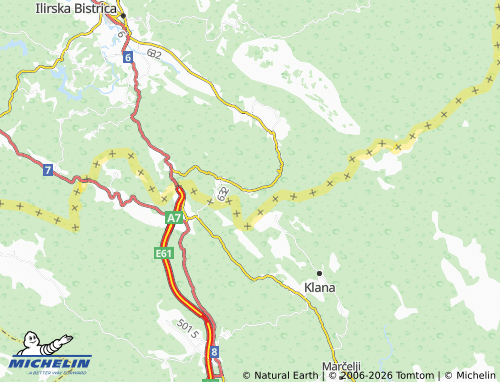 Kaart MICHELIN Sušak - ViaMichelin