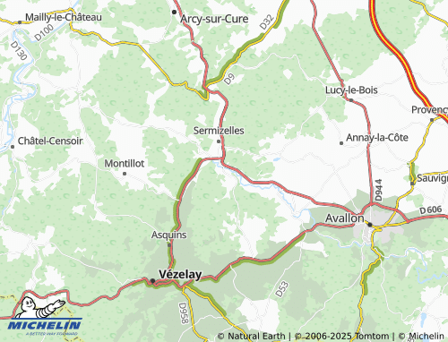 MICHELIN Givry map - ViaMichelin