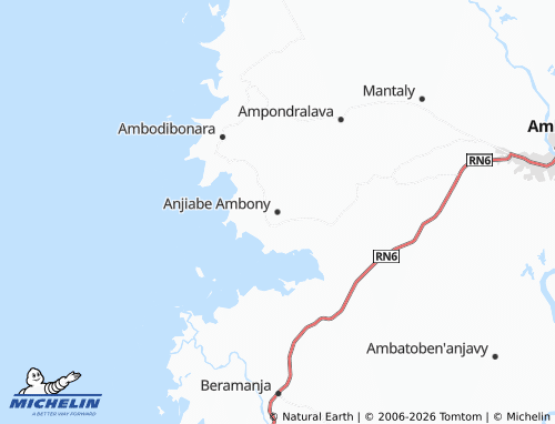 Mappa MICHELIN Anjiabe Ambony - ViaMichelin
