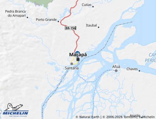 MICHELIN-Landkarte Amapá - ViaMichelin