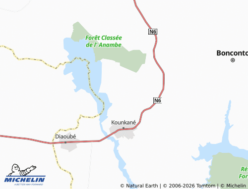 Mapa MICHELIN Saré Yerossodi - ViaMichelin