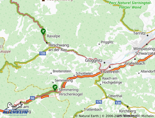 MICHELIN Küb map - ViaMichelin