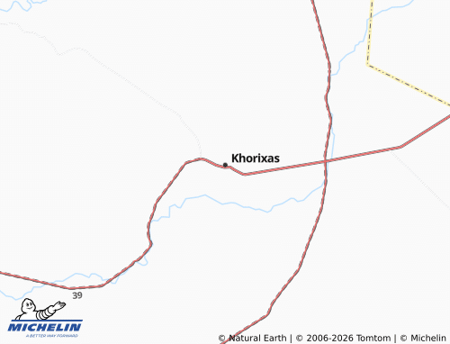 MICHELIN Khorixas Extension 1 map - ViaMichelin