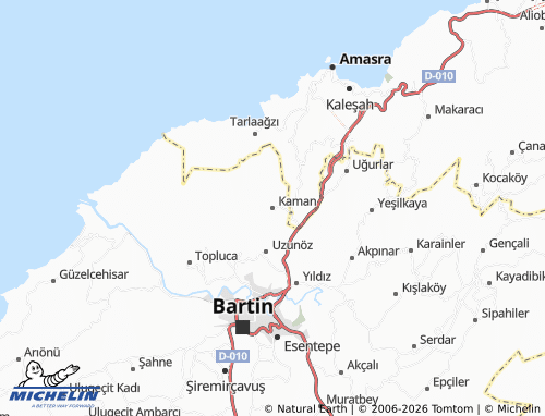 MICHELIN-Landkarte Kaman - ViaMichelin