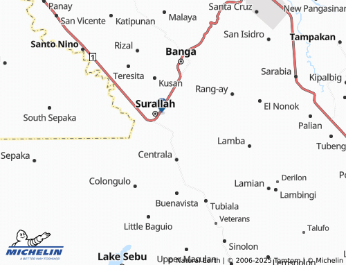 MICHELIN Libertad map - ViaMichelin