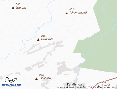 MICHELIN-Landkarte Mutshikilini - ViaMichelin