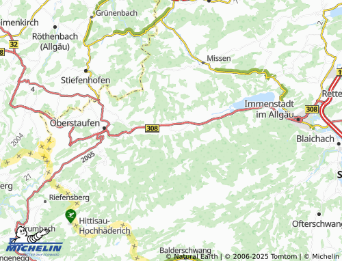 MICHELIN-Landkarte Thalkirchdorf - ViaMichelin