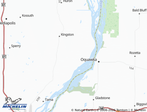 Mappa MICHELIN Jackson - ViaMichelin