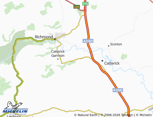 Carte MICHELIN Colburn - ViaMichelin