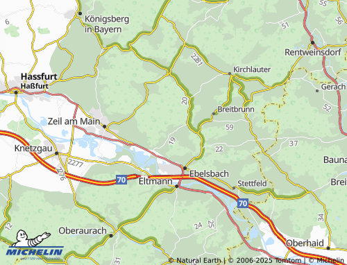 Mapa MICHELIN Schönbach - ViaMichelin