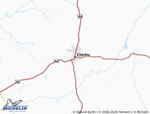 Mapa MICHELIN Chivhu - ViaMichelin
