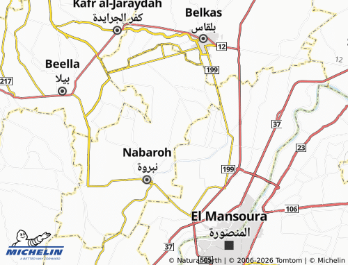 Carte MICHELIN Kafr Bahout - ViaMichelin