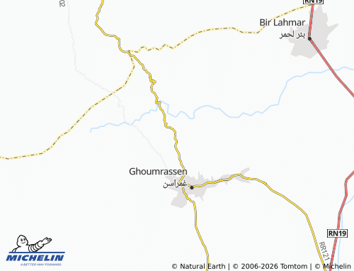 Carte MICHELIN Ksar Hadada - ViaMichelin