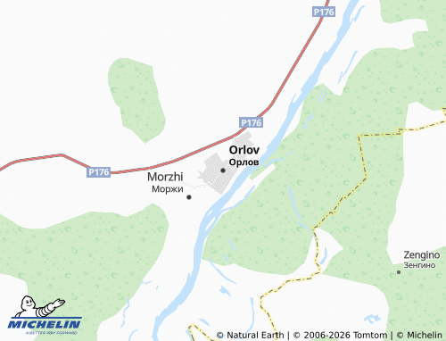 MICHELIN-Landkarte Orlov - ViaMichelin