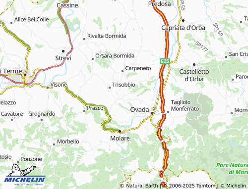 Carte MICHELIN Villa Botteri - ViaMichelin