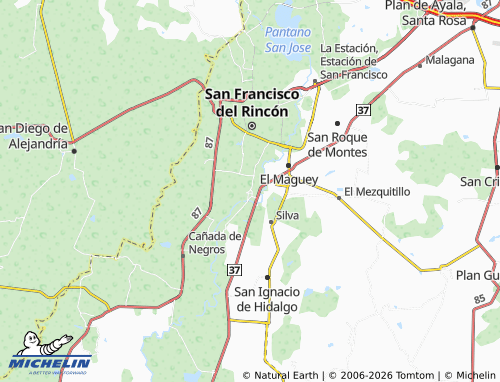 Mappa MICHELIN San Bernardo - ViaMichelin