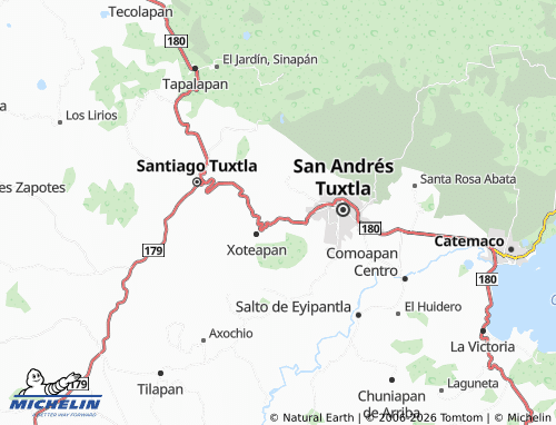 Mappa MICHELIN Texcaltitán - ViaMichelin