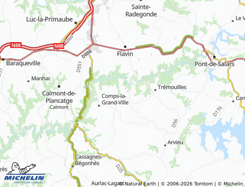 Mapa MICHELIN Saint-Hilaire - ViaMichelin
