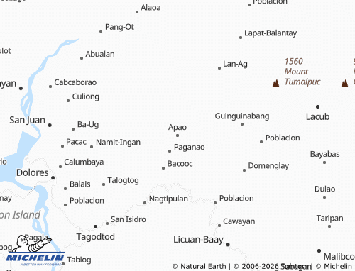 MICHELIN Apao map - ViaMichelin