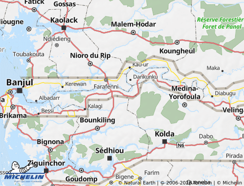 Mapa MICHELIN Jarra Central - ViaMichelin