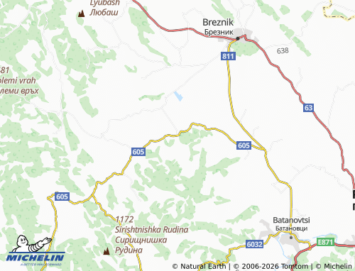 Mappa MICHELIN Nepraznentsi - ViaMichelin
