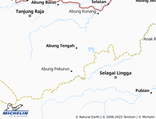 MICHELIN Sinar Gunung map - ViaMichelin
