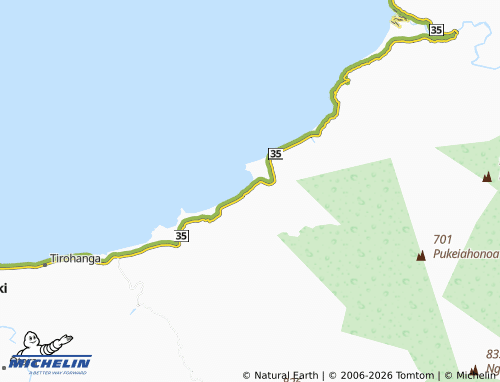 Mapa MICHELIN Tōrere - ViaMichelin