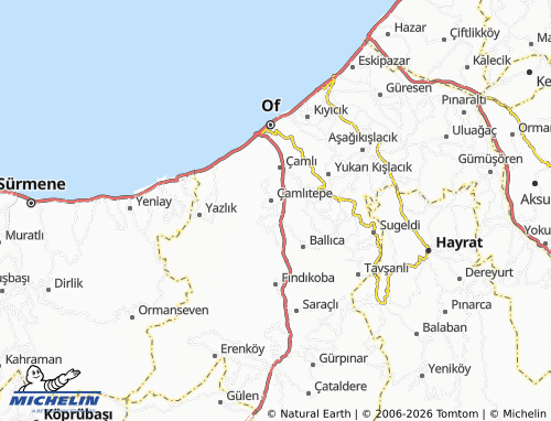 Mapa MICHELIN Kiraz - ViaMichelin