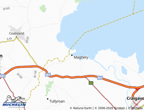 Mapa MICHELIN Maghery - ViaMichelin