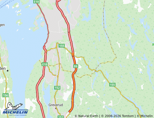 MICHELIN-Landkarte Klemetsrud - ViaMichelin