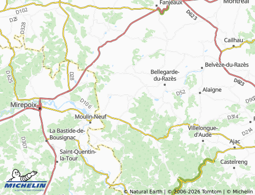 Mapa MICHELIN Lignairolles - ViaMichelin