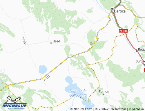 Mapa MICHELIN Santed - ViaMichelin