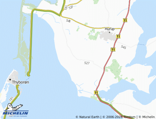 Mapa MICHELIN Gettrup - ViaMichelin