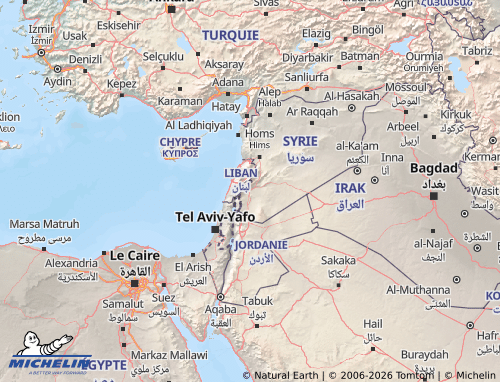Mappa MICHELIN Siria - ViaMichelin