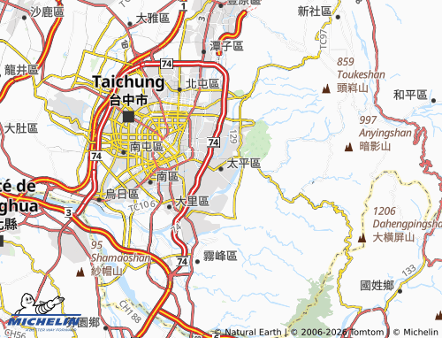 MICHELIN Taiping District map - ViaMichelin