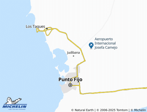 MICHELIN Judibana map - ViaMichelin