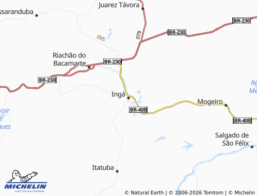 Carte MICHELIN Ingá - ViaMichelin