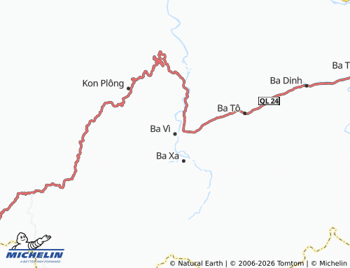 Mappa MICHELIN Ba Vì - ViaMichelin