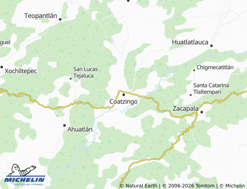 Mappa MICHELIN Coatzingo - ViaMichelin