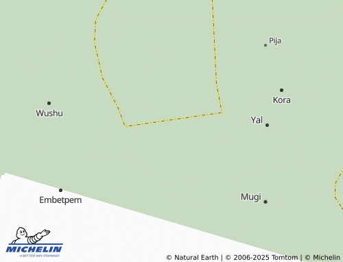 MICHELIN Urugi map - ViaMichelin