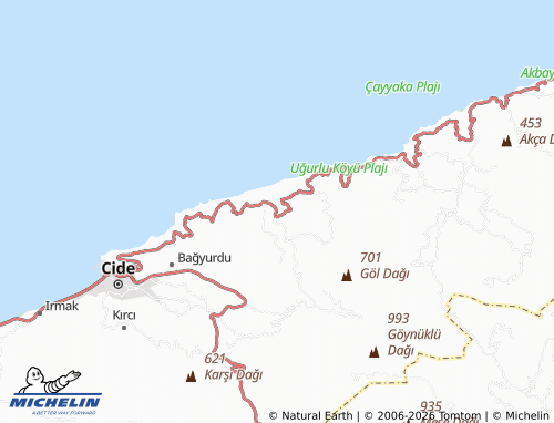 Mappa MICHELIN Sakallı - ViaMichelin